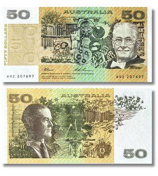 50 Dollars, Australia, 1973 - 1994, UNC