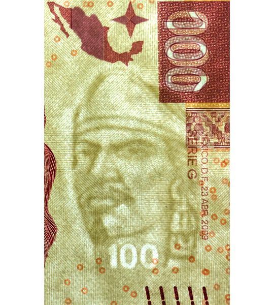 100 Pesos, Mexiko, 2017, UNC 003883 фото 100 Pesos, Mexiko, 2017, UNC 003883 фото