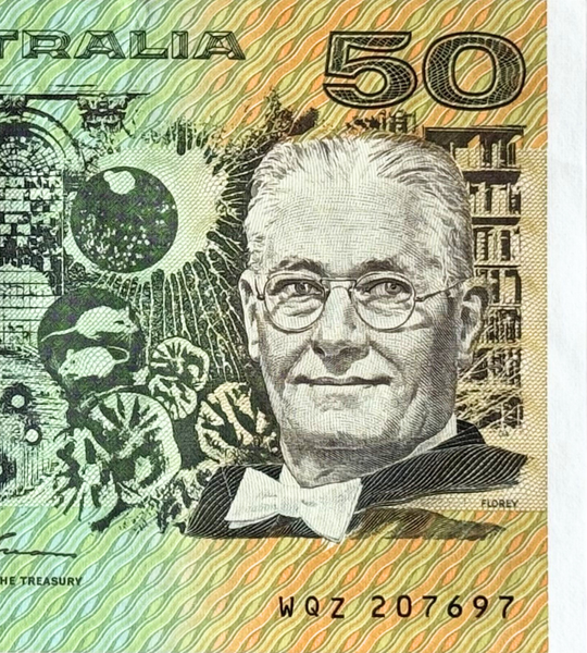 50 Dollars, Австралія, 1973 - 1994 рік, UNC 005428 фото