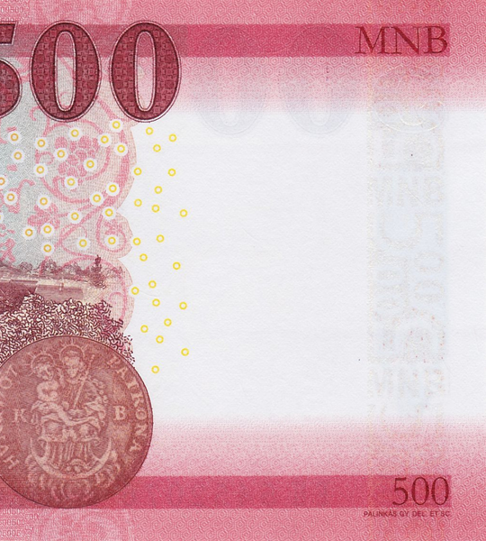 500 forintów, Węgry, 2018 rok, UNC