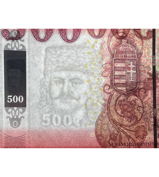 500 forintów, Węgry, 2018 rok, UNC