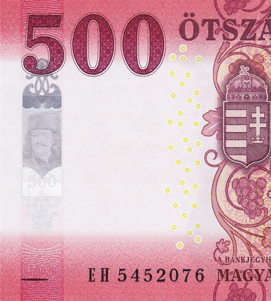 500 forintów, Węgry, 2018 rok, UNC