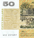 50 Dollars, Австралія, 1973 - 1994 рік, UNC 005428 фото 2