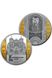 Set of two commemorative coins “St. Volodymyr's Cathedral in Kyiv” in a case, UNC