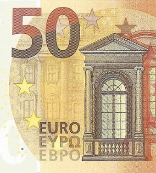50 euros, France (BCE), pr&eacute;fixe U, 2017, UNC 005295 фото