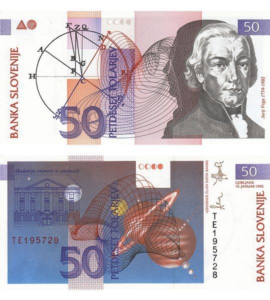 50 Tolarjev, Slovenia, 1992, UNC