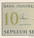 10 banconote da 10 Sen, Indonesia, anno 1964, UNC 004995 фото 6