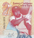 10 Banknotes 2 Dollars, East Caribbean States, 2023, UNC Polymer