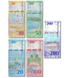 5 банкнот 10, 20, 50, 100, 200 Gulden, Кюрасао / Сінт-Мартен, 2025 рік, UNC 005343 фото 2