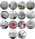 Набір монет НБУ за 2023 рік - 14 монет 002313 фото 1