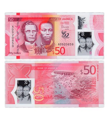 50 Dollars, Ямайка, 2022 ( 2023 ) рік, UNC comm. Polymer 001546 фото