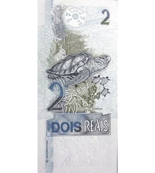 2 Reais, Бразилія, 2001 рік, UNC 004135 фото