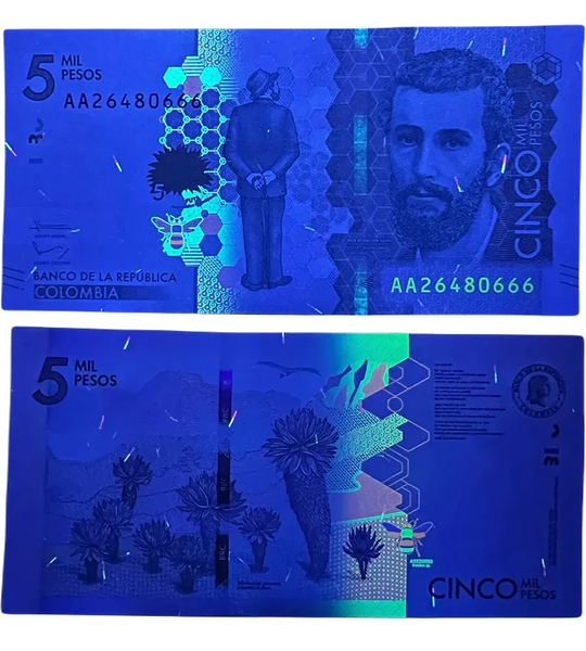 5000 Pesos, Колумбія, 2020 рік, XF 004714 фото 5000 Pesos, Колумбія, 2020 рік, XF 004714 фото