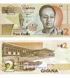 2 Cedis, Ghana, 2015, UNC 003935 фото