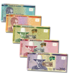 5 billets de 10, 20, 50, 100, 200 Dollars, Namibie, 2019 - 2023, UNC 003735 фото