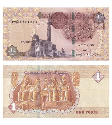 1 Pound, Єгипет, 2022 рік, UNC 001597 фото