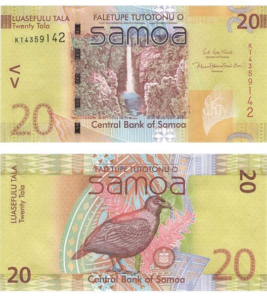 20 Tala, Samoa, 2017, UNC