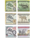 3 banknoty 100, 500, 1000 rupii, Nepal, 2019 - 2020 rok, UNC