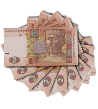 Набор (10 банкнот) 2 Гривны, Украина, 2018 год, в качестве UNC 004238 фото