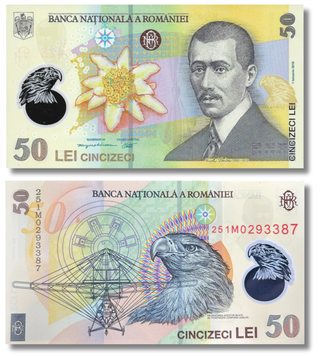 50 lej&oacute;w, Rumunia, 2018 (2025) rok, UNC Polymer