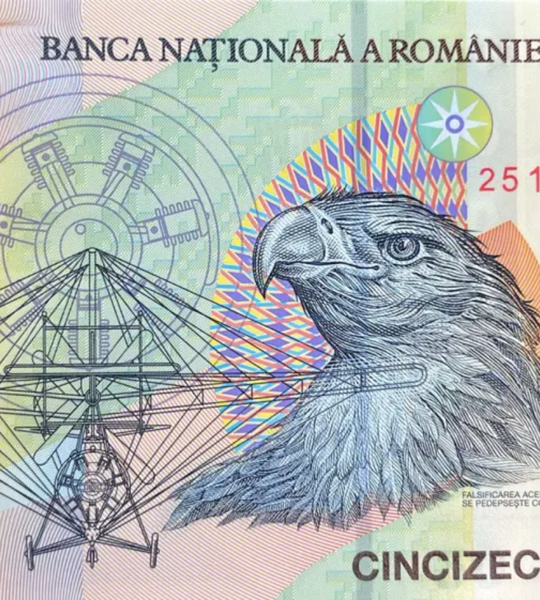 50 lej&oacute;w, Rumunia, 2018 (2025) rok, UNC Polymer