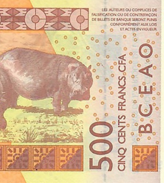 500 فرنك، مالي، 2023، بحالة UNC 005331 фото