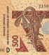500 فرنك، مالي، 2023، بحالة UNC 005331 фото 3