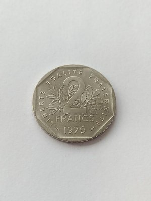 2 Francs, France, 1979