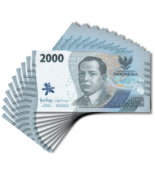 10 banconote da 2000 Rupie, Indonesia, 2022, UNC 004037 фото