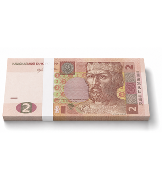 Пачка (100 банкнот) 2 Гривны, Украина, 2018 год, в качестве UNC 004239 фото