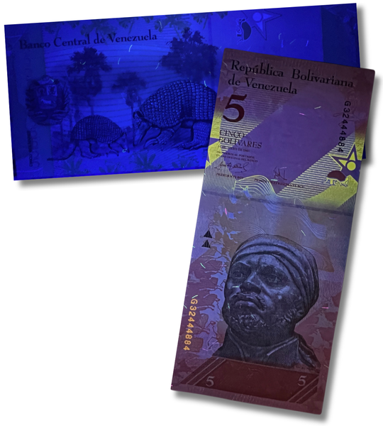10 банкнот 5 Bolivares, Венесуела, 20.03.2007 рік, UNC 005532 фото