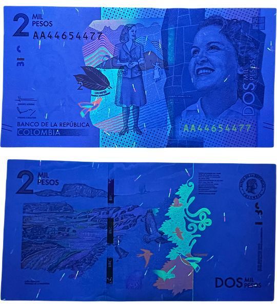 2000 Pesos, Kolumbia, 2022 rok, UNC
