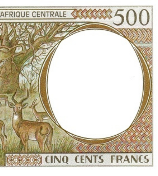 500 franków, Czad, 2000 rok, UNC