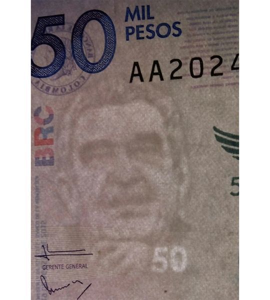 50000 Pesos, Colombia, 2019, UNC 004138 фото 50000 Pesos, Colombia, 2019, UNC 004138 фото
