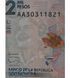 2000 Pesos, Kolumbia, 2022 rok, UNC