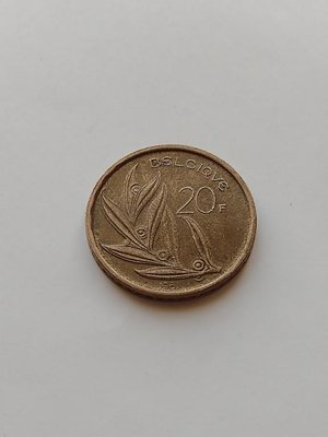 20 Francs, Belgium, 1981