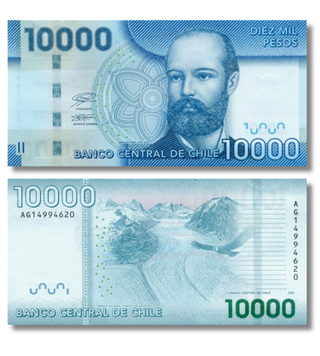 10 000 pesos, Chili, 2021, UNC 005235 фото