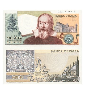 2000 Lire, Włochy, 1983, UNC