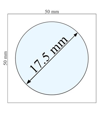 Coin holder, Mingt, 17.5 mm