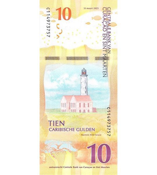 10 Gulden, Curazao, Sint Maarten, 2025, UNC 003788 фото 10 Gulden, Curazao, Sint Maarten, 2025, UNC 003788 фото
