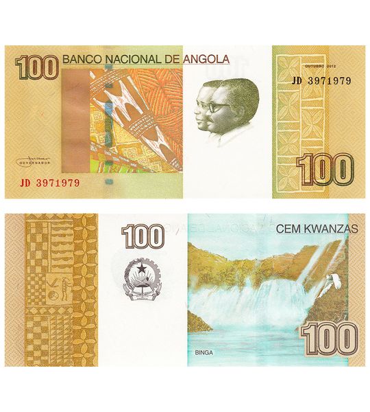 100 Kwanzas, Angola, 2012, UNC