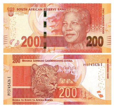 200 Rand, Південно-Африканська Республіка, 2015 рік, UNC 002547 фото