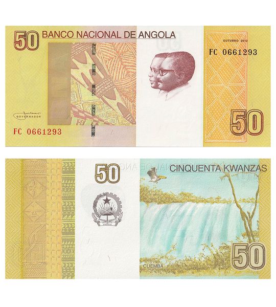 50 Kwanzas, Angola, 2012, UNC