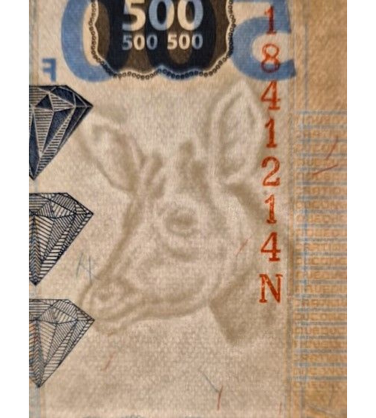 500 francs, Congo, 2022, UNC 005136 фото