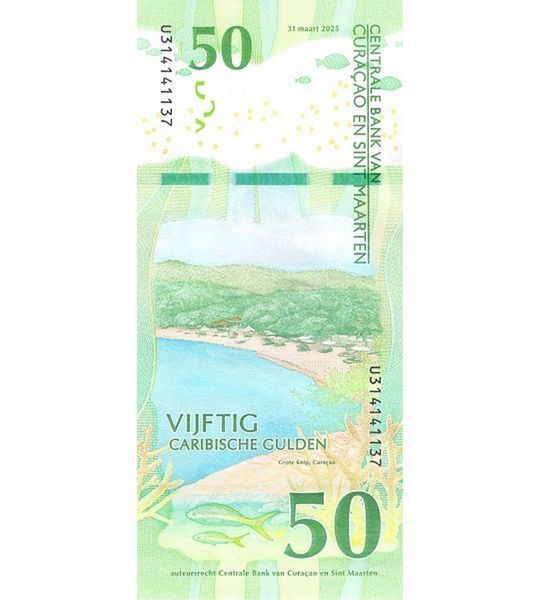 50 Gulden, Curaçao, Sint Maarten, 2025, UNC 003790 фото 50 Gulden, Curaçao, Sint Maarten, 2025, UNC 003790 фото