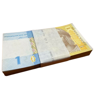 100 Banconote 1 Hryvnia, Ucraina, 2014, UNC 000973 фото