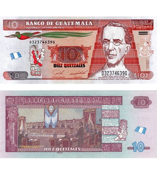 10 كيتزال، غواتيمالا، 2021، غير متداول 001908 фото 10 كيتزال، غواتيمالا، 2021، غير متداول 001908 фото