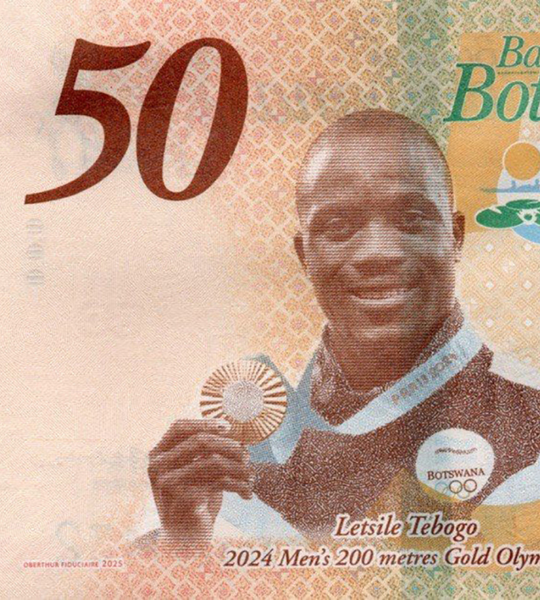 50 pula, Botswana, 2025 rok, UNC Pamiątkowa