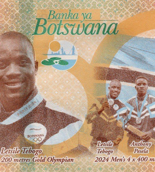 50 pula, Botswana, 2025 rok, UNC Pamiątkowa