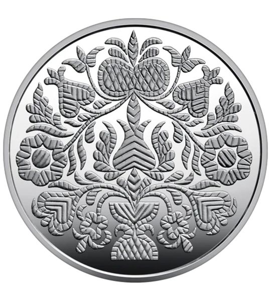 Ornek Crimean Tatar ornament - Silver coin